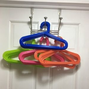 Kid sized plastic hangers